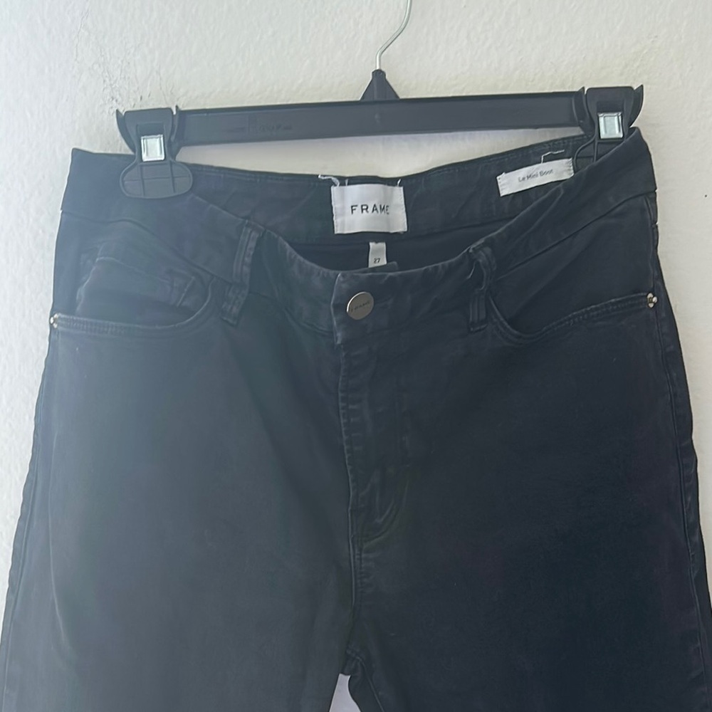 Le mini boot Frame Denim Women's Black Jeans